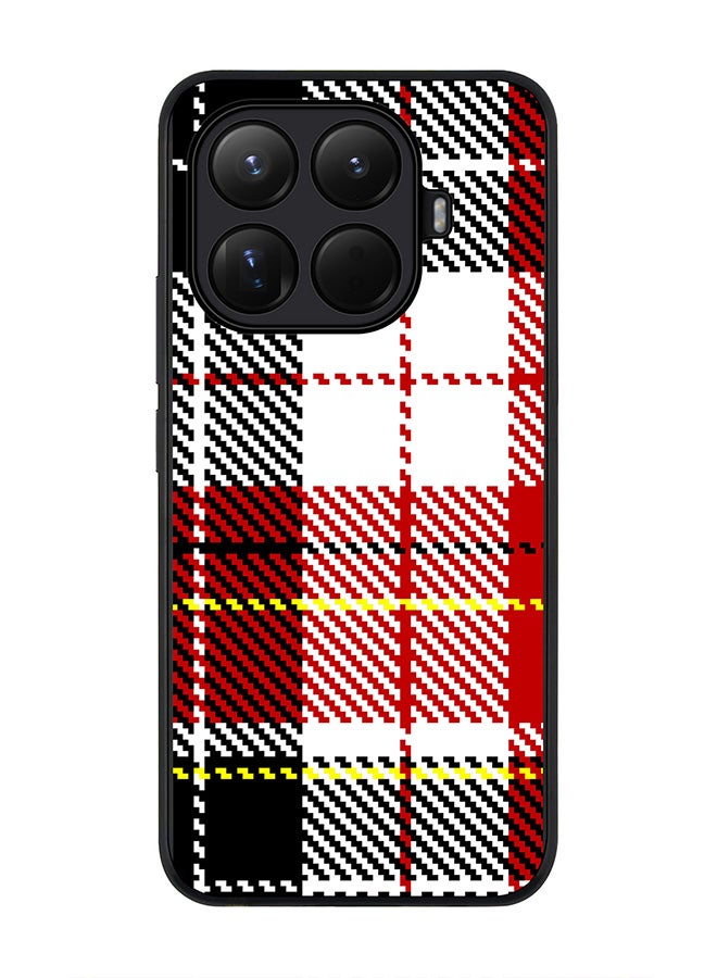 For Xiaomi 15T Pro Case,Slim fit Camera Protection, Shockproof Thin Phone cover  - English Flannel